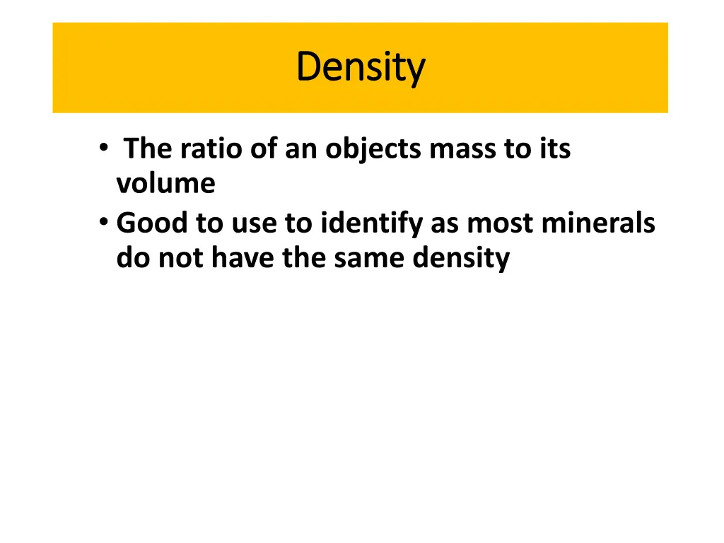 density density