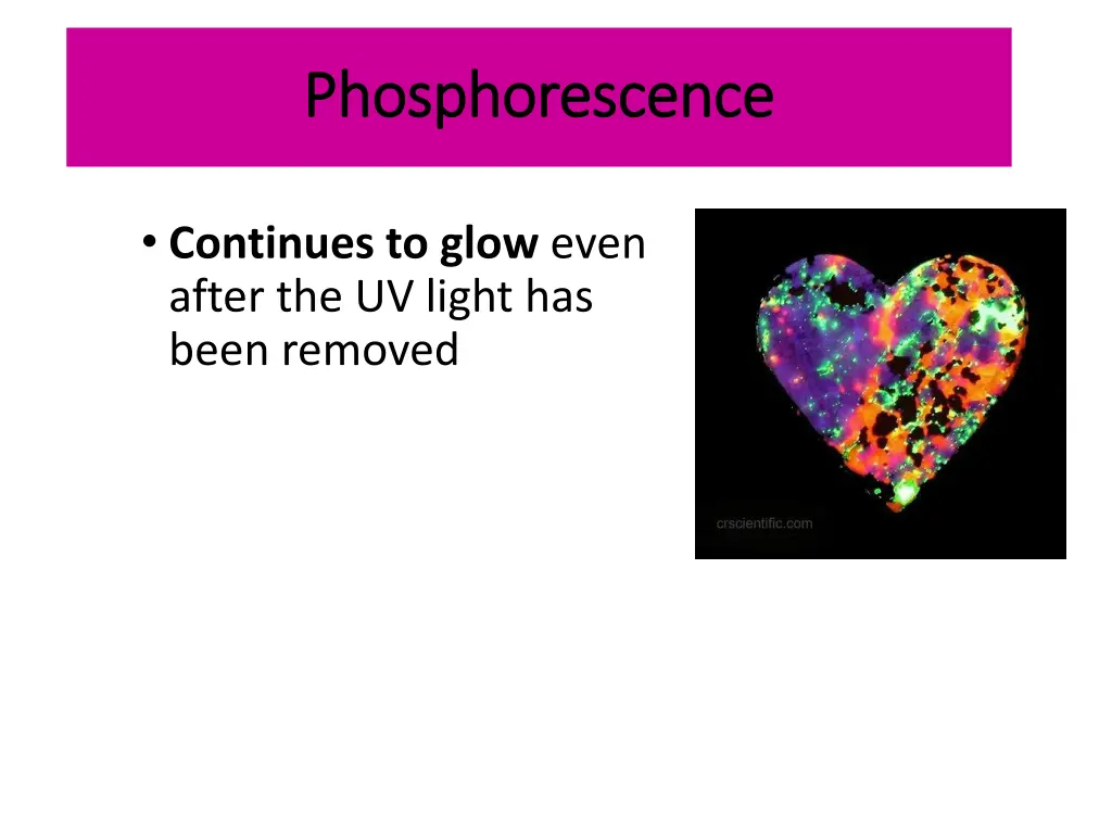 phosphorescence phosphorescence