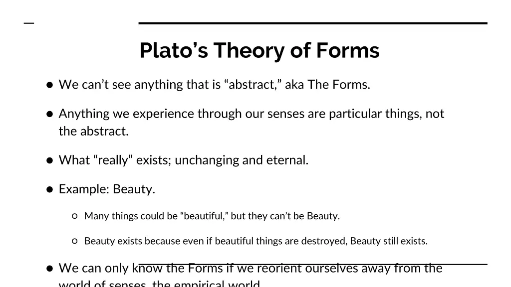 plato s theory of forms