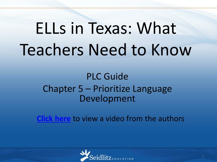 ells in texas what teachers need to know