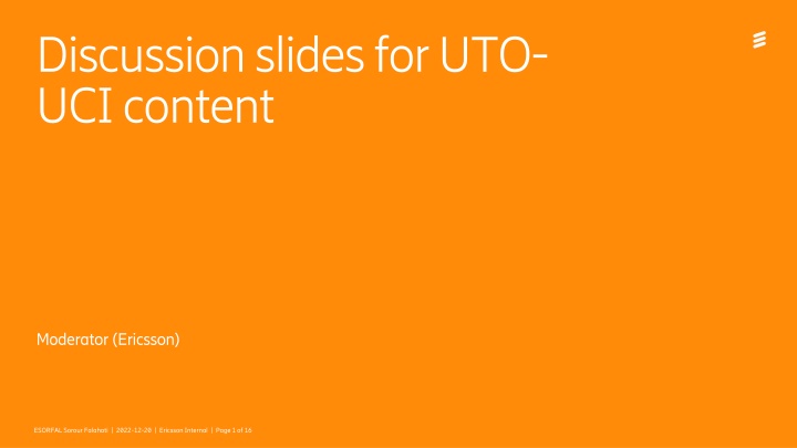 discussion slides for uto uci content