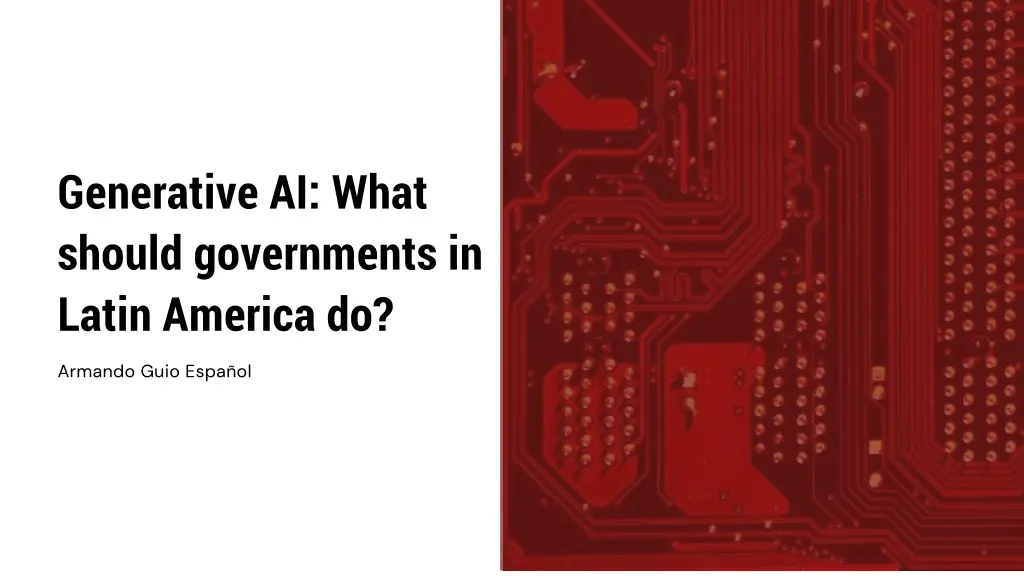 generative ai what should governments in latin