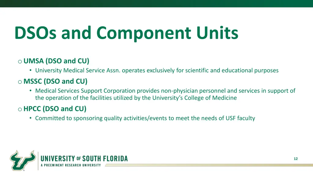 dsos and component units 1