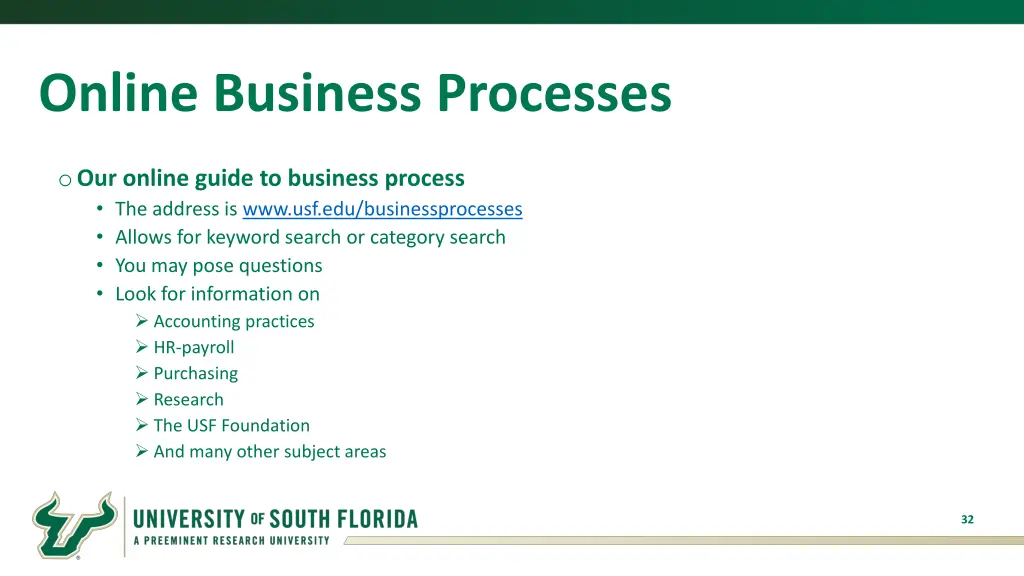 online business processes