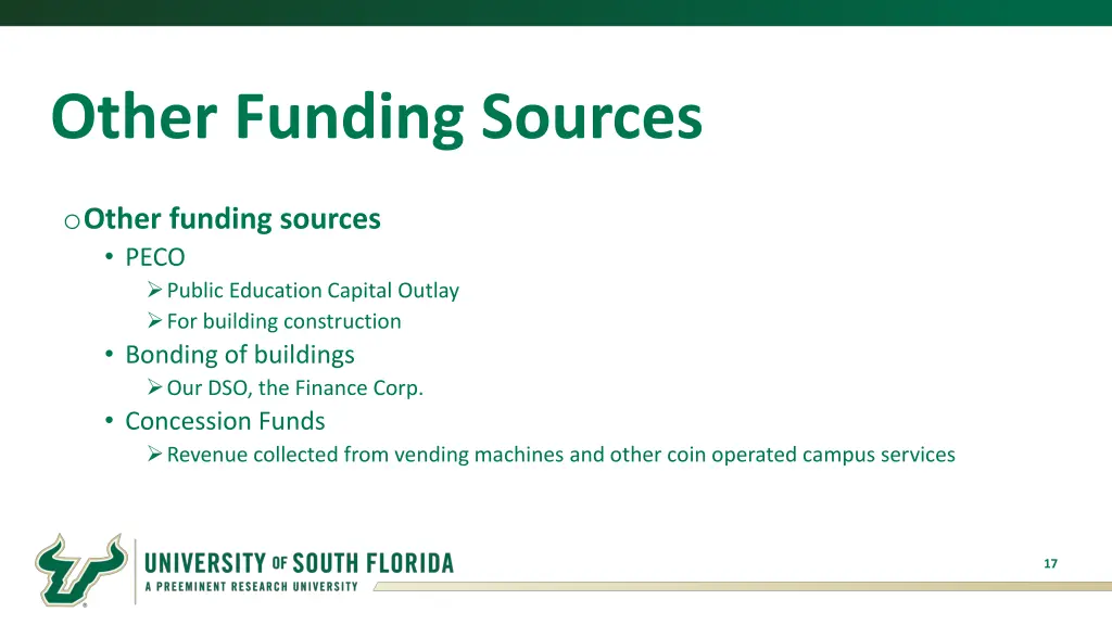 other funding sources