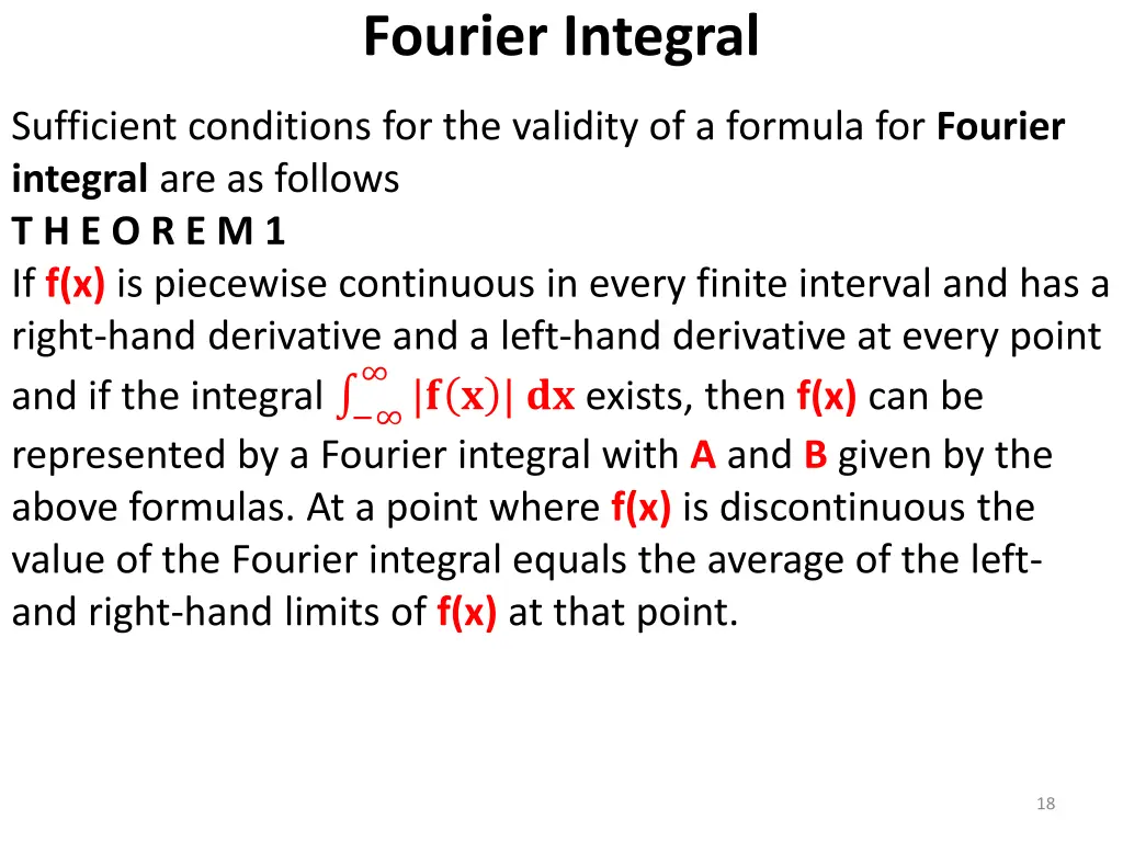 fourier integral 3