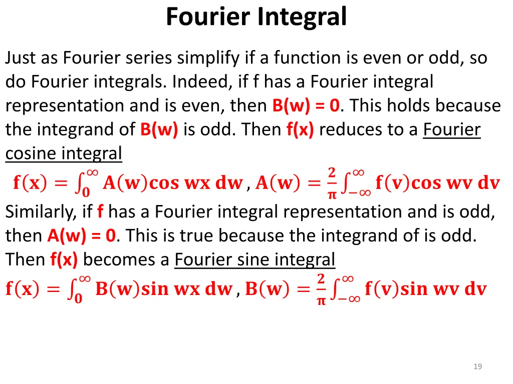 fourier integral 4