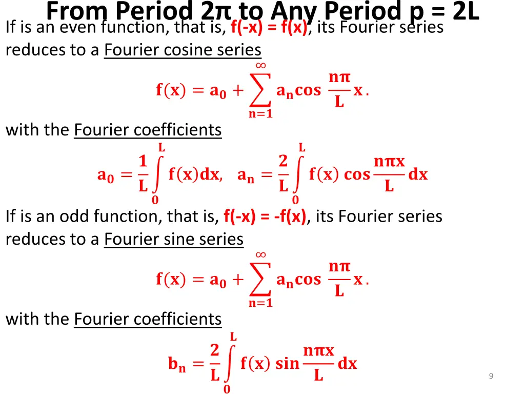 from period 2 to any period p 2l 1