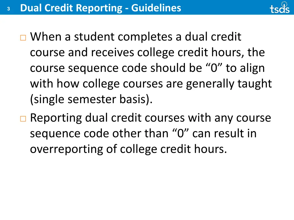 dual credit reporting guidelines