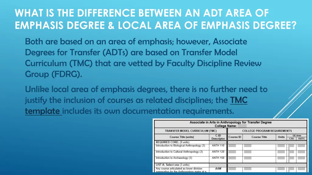 what is the difference between an adt area