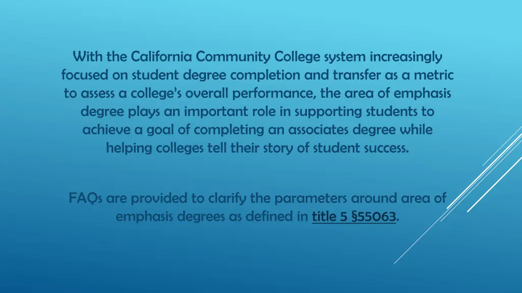 with the california community college system