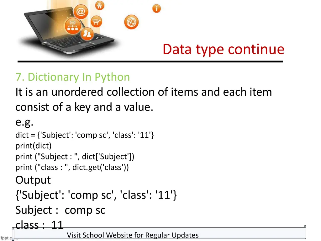 data type continue 12