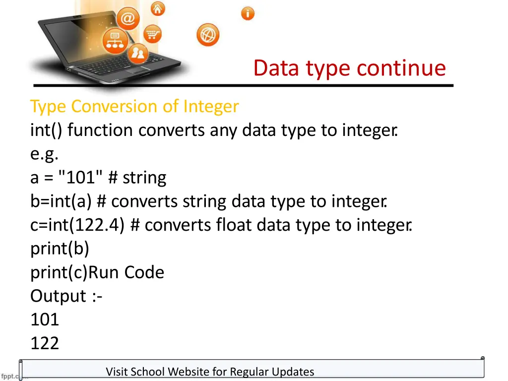 data type continue 3