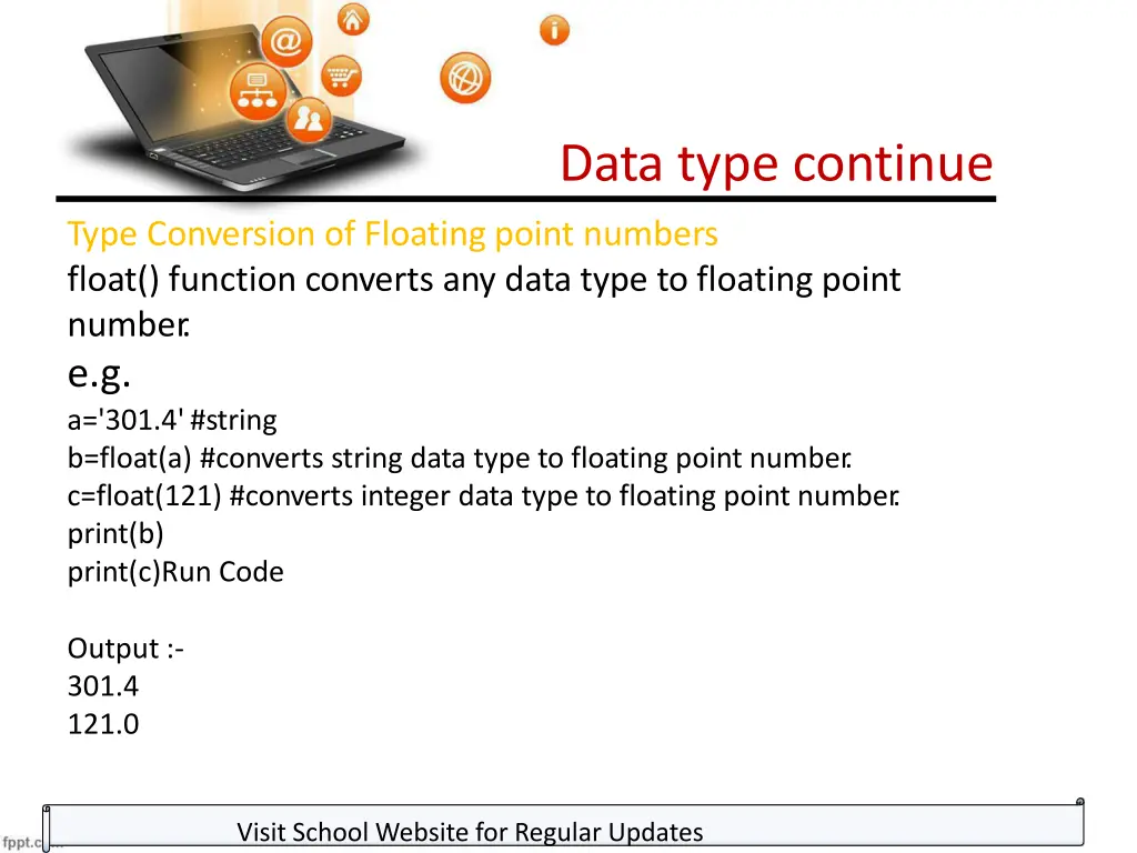 data type continue 5