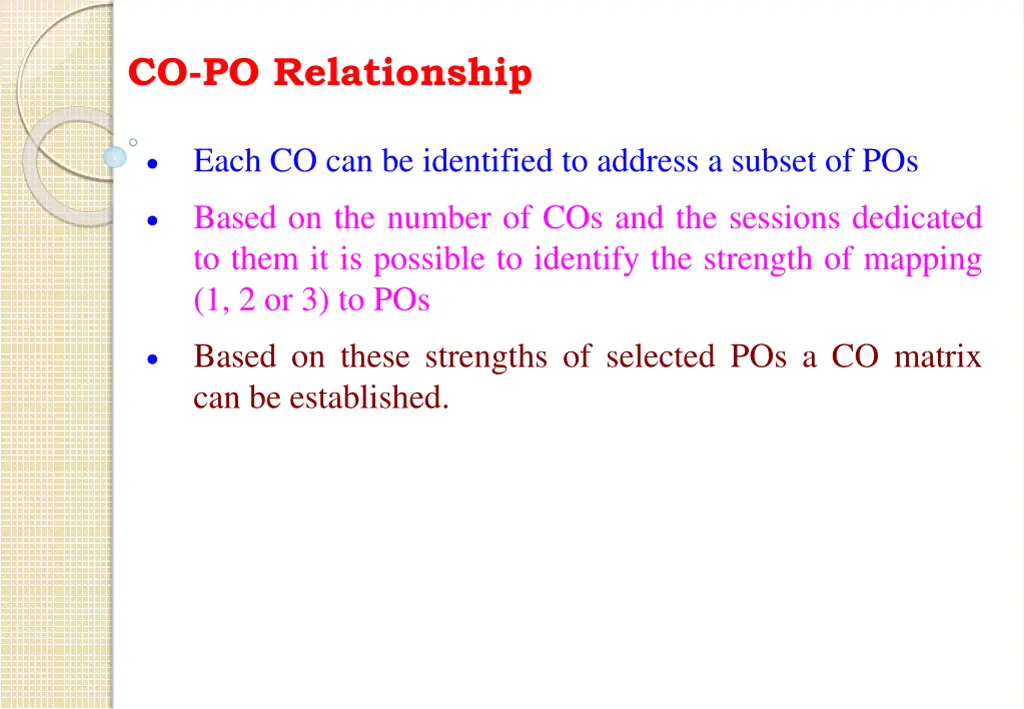 co po relationship