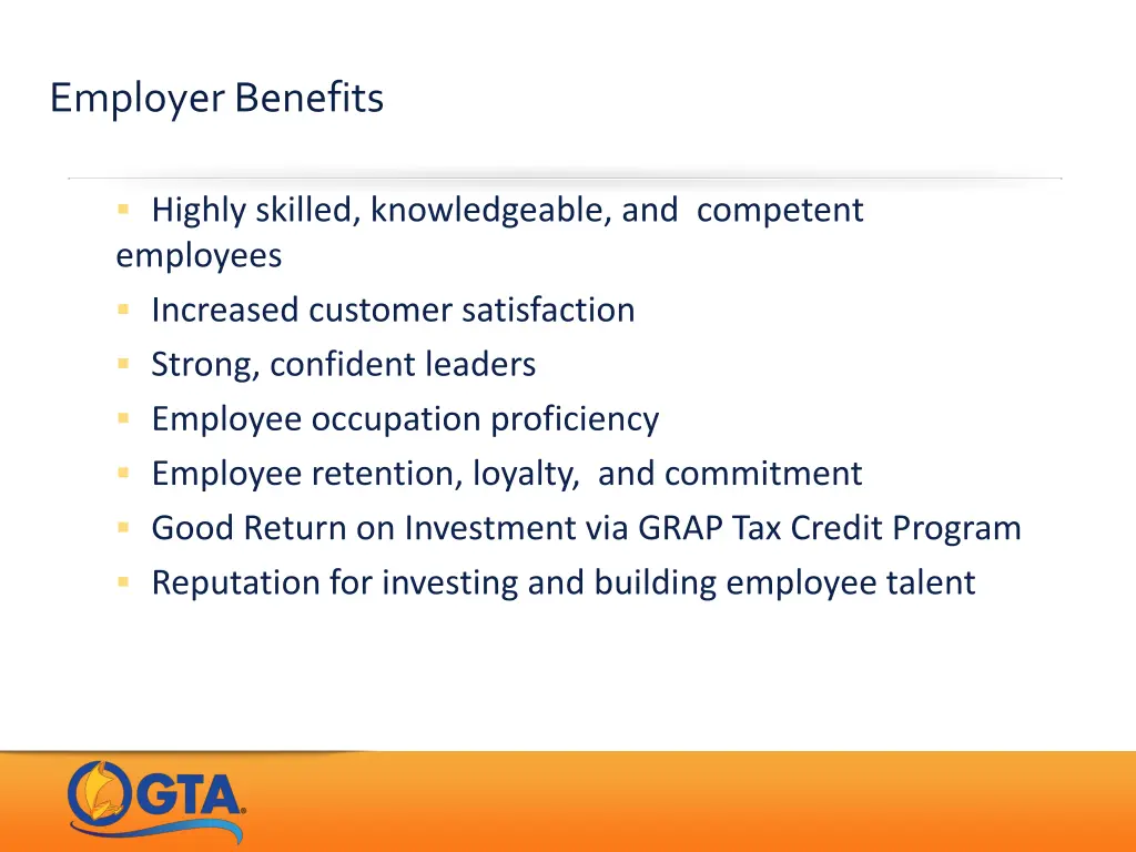 employer benefits