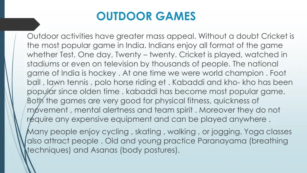 outdoor games 1