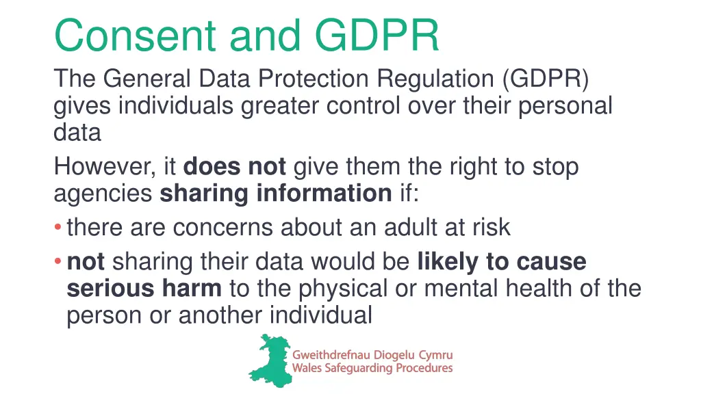 consent and gdpr the general data protection