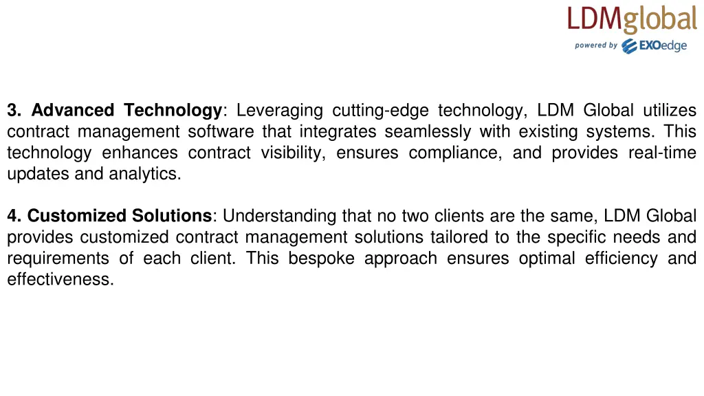 3 advanced technology leveraging cutting edge