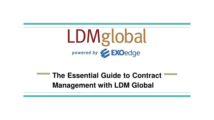 the essential guide to contract management with