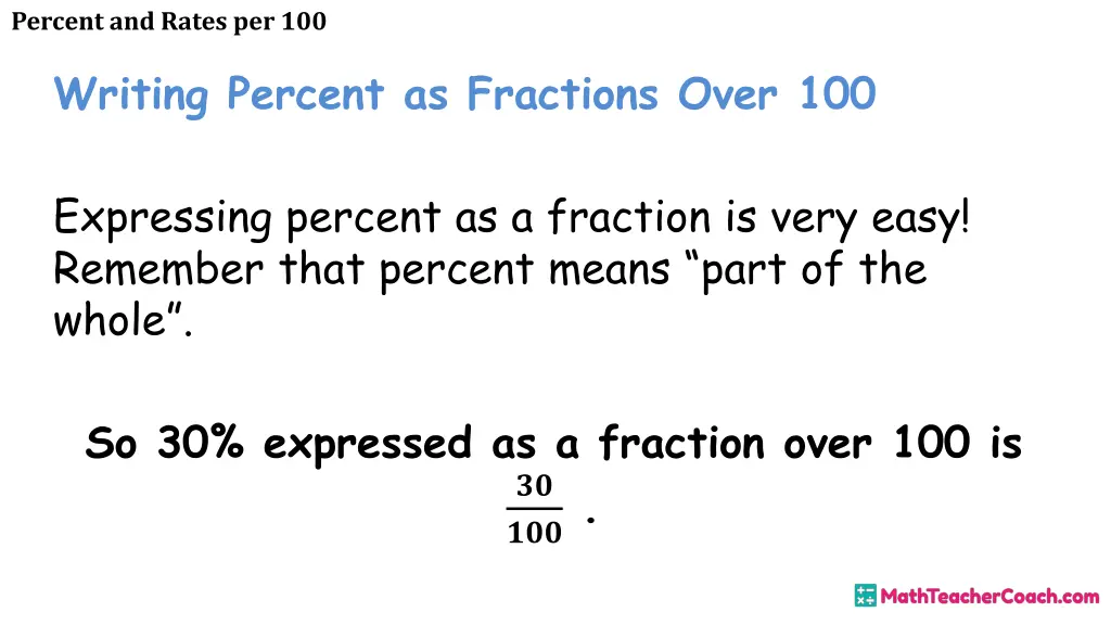 percent and rates per 100 8