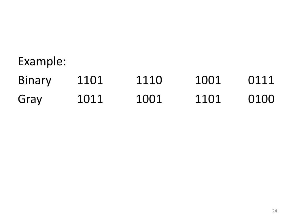 example binary gray