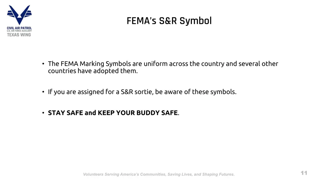 fema s s r symbol