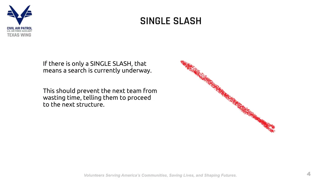 single slash