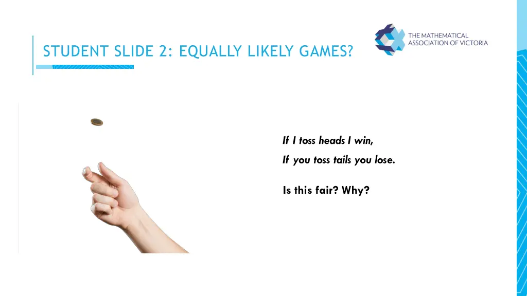 student slide 2 equally likely games