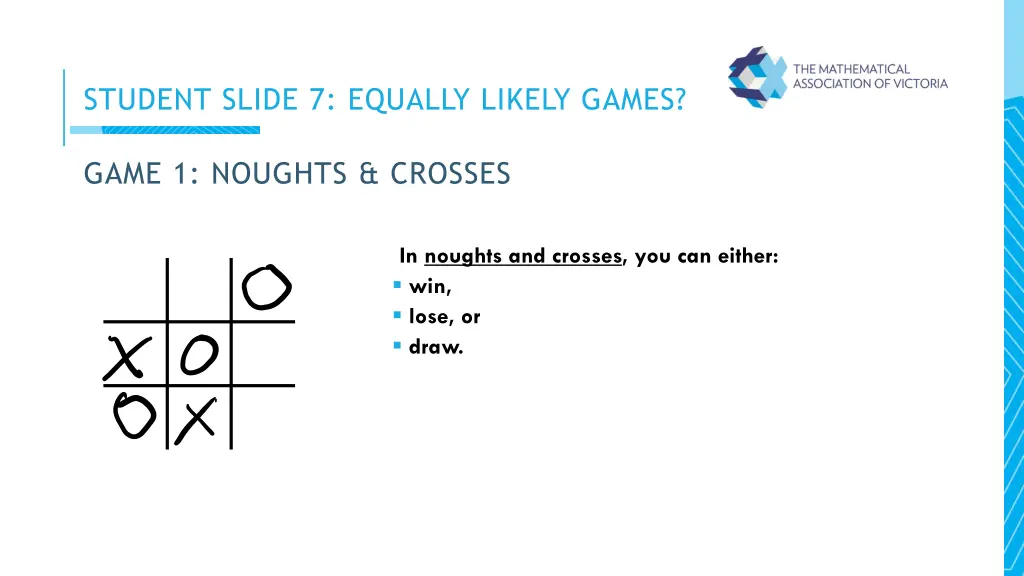 student slide 7 equally likely games