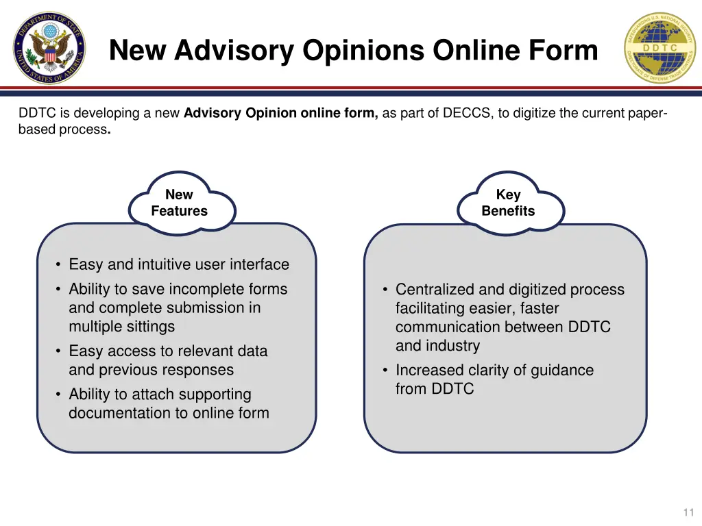 new advisory opinions online form