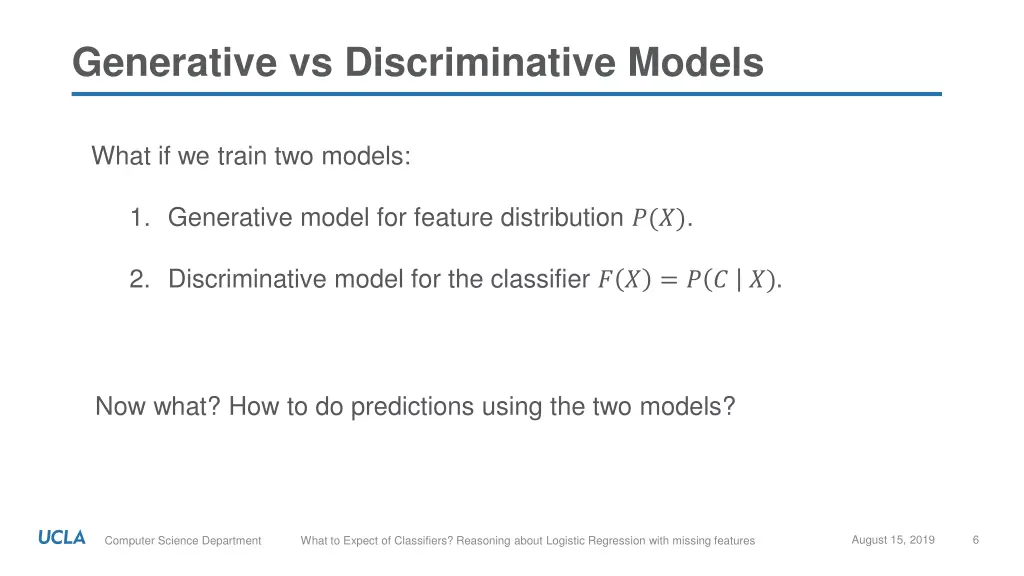 generative vs discriminative models 2