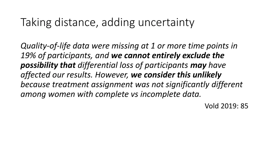 taking distance adding uncertainty 1