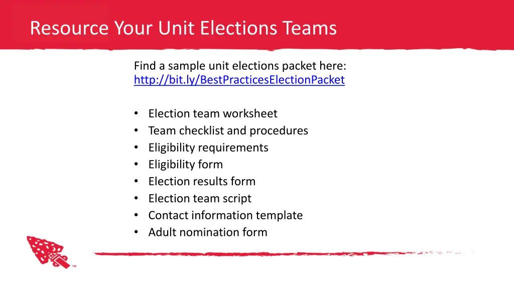 resource your unit elections teams