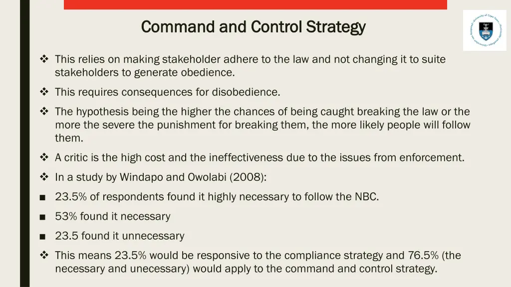 command and control strategy command and control