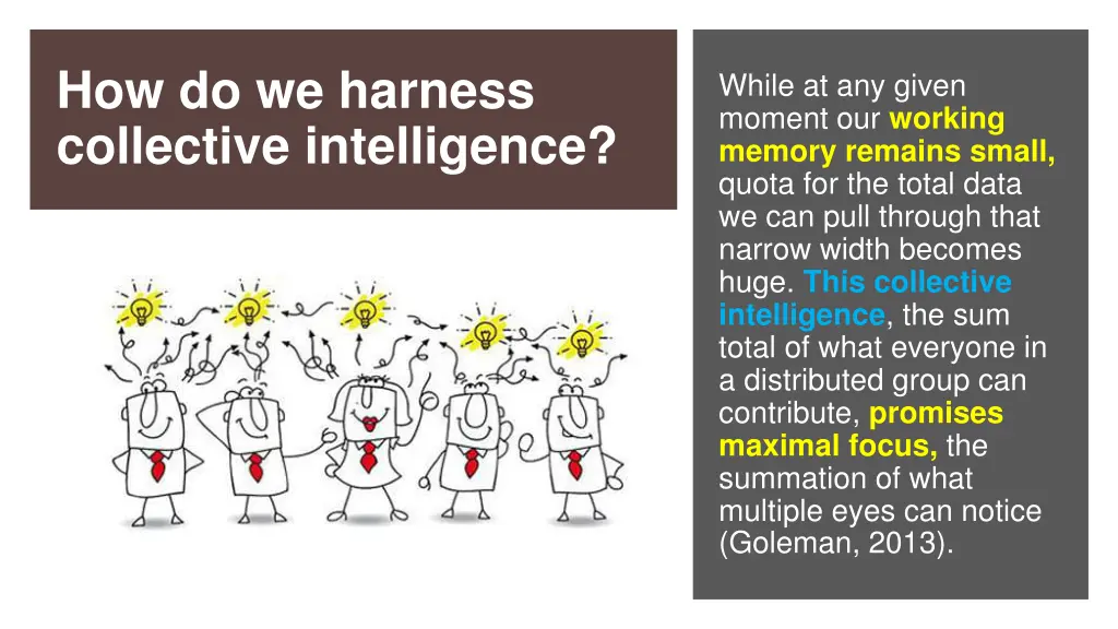 how do we harness collective intelligence