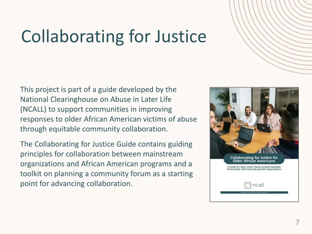 collaborating for justice