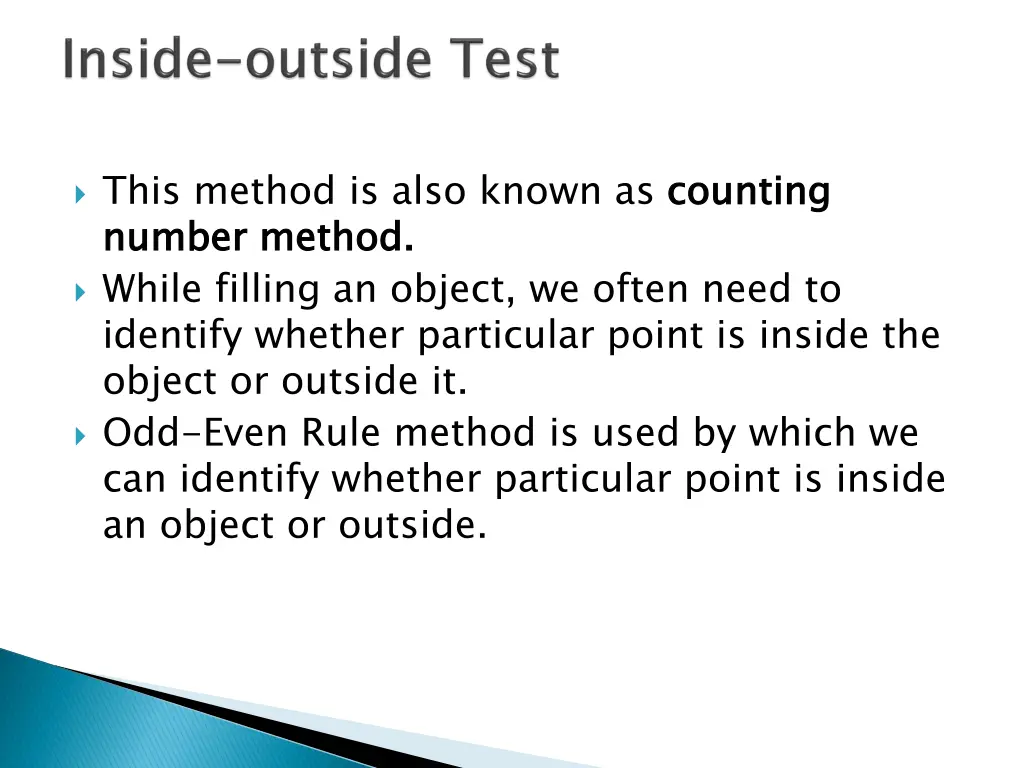 this method is also known as counting number