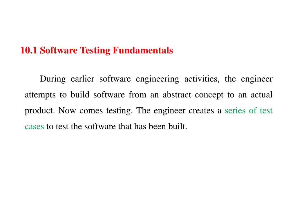 10 1 software testing fundamentals