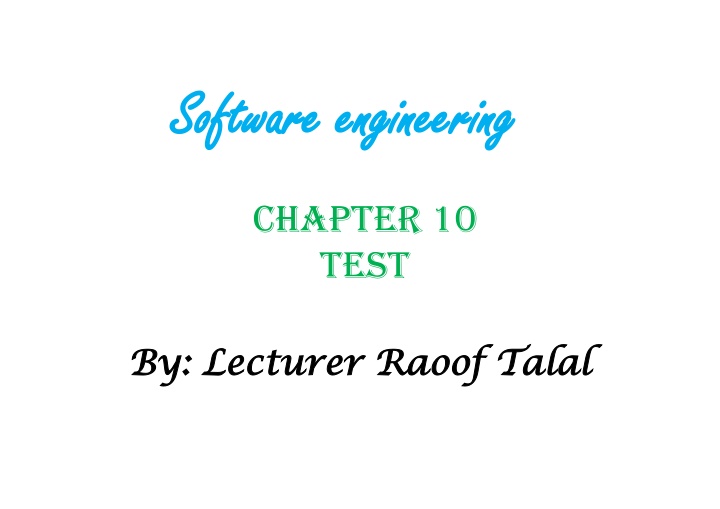 software engineering software engineering