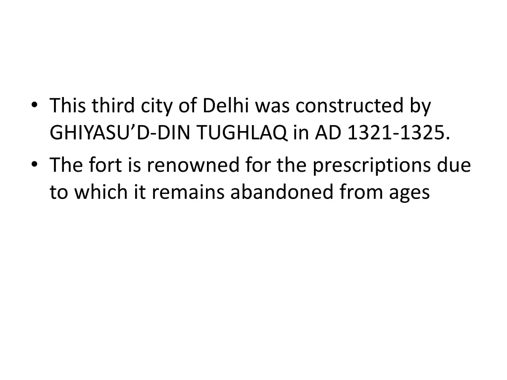 this third city of delhi was constructed