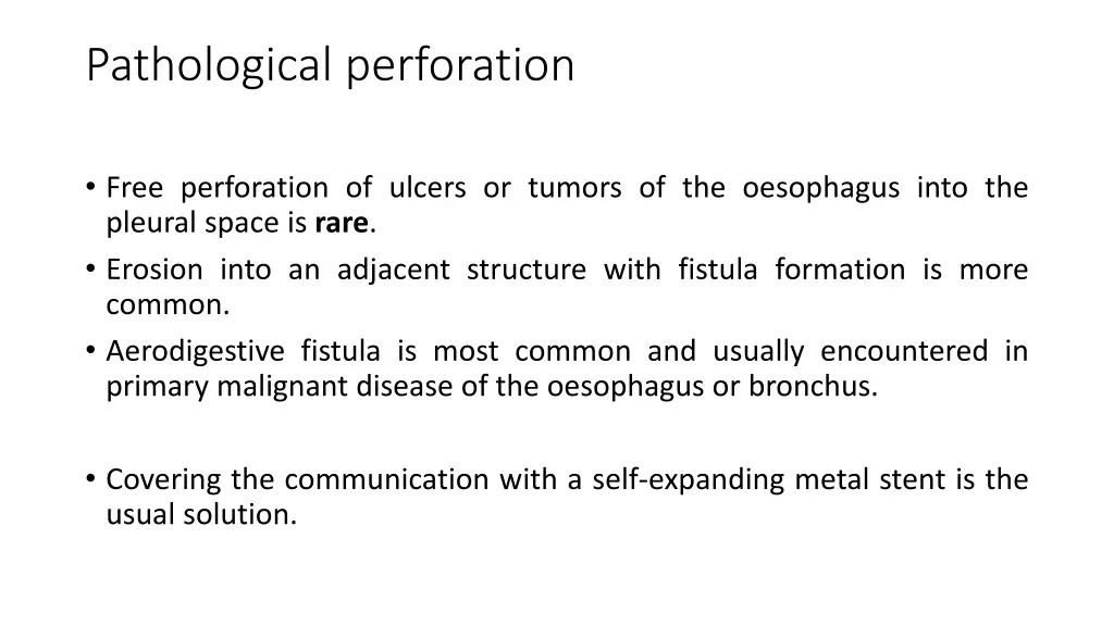 pathological perforation