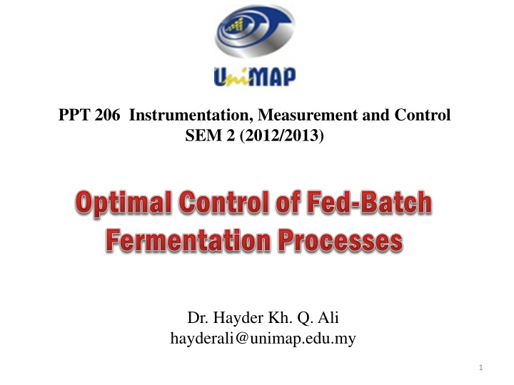 ppt 206 instrumentation measurement and control