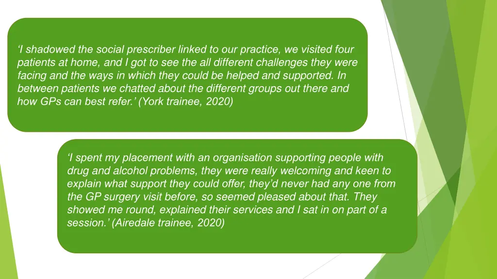 i shadowed the social prescriber linked