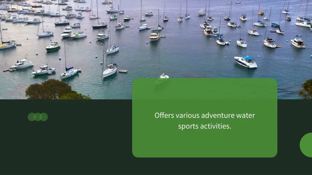 offers various adventure water sports activities