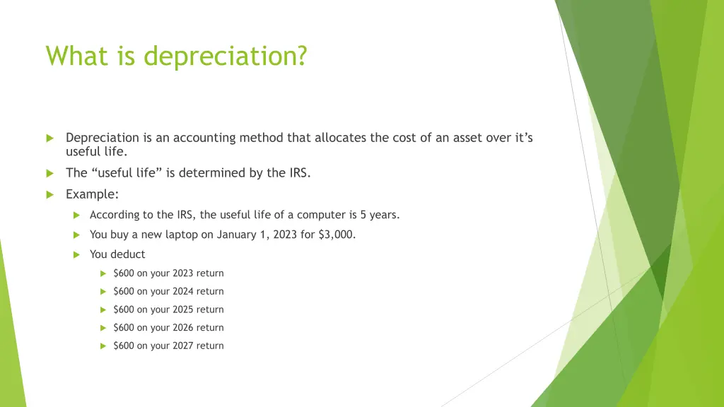 what is depreciation