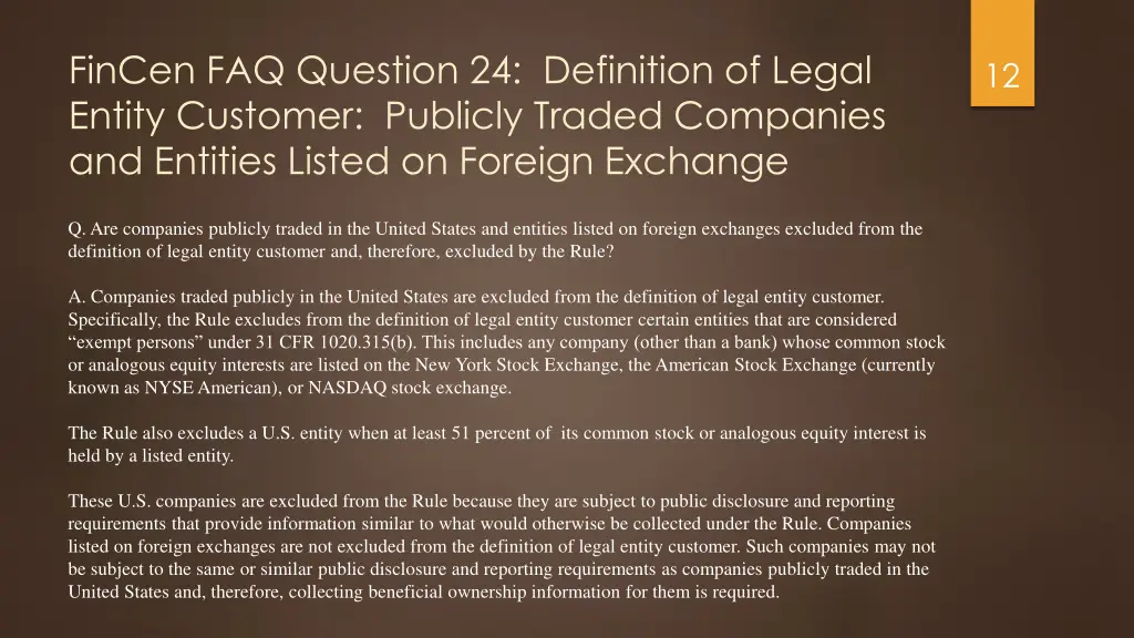 fincen faq question 24 definition of legal entity