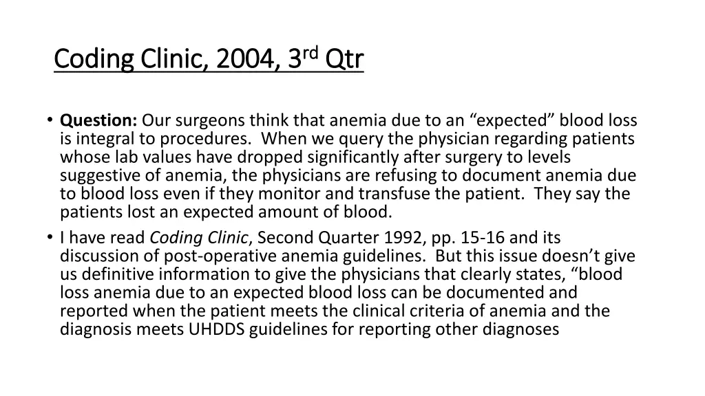 coding clinic 2004 3 coding clinic 2004