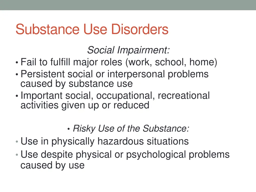 substance use disorders 1