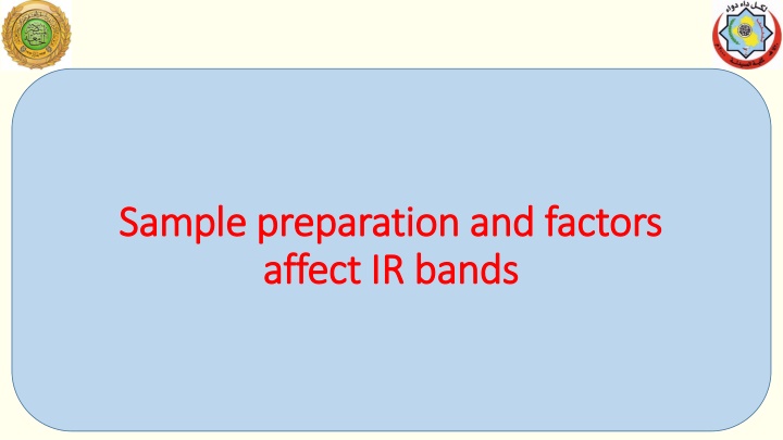 sample preparation and factors sample preparation